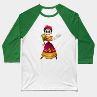 Frida Kahlo Baseball T-Shirt